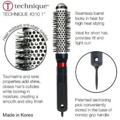 #310 - 1" Technique Thermal | CRICKET 6 #310 - 1" Technique Thermal | CRICKET -salon wholesaler store 310 1 technique thermal cricket combs brushes cricket 806375