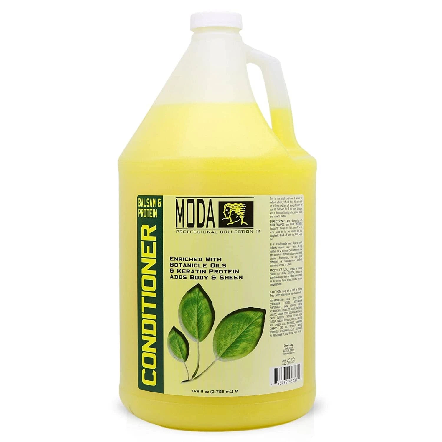 Balsam And Protein Moisturizing Conditioner For All Hair Types | 128 Fl Oz | MODA 1 Balsam And Protein Moisturizing Conditioner For All Hair Types | 128 Fl Oz | MODA