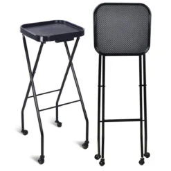 SF-001 | Professional Salon Folding Trolley/Tray/Cart On Wheels