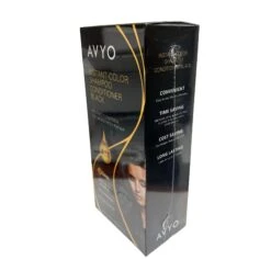 Black | Instant-Color Shampoo Conditioner | 4 In 1 | 420 ML | AVYO -salon wholesaler store black instant color shampoo conditioner 4 in 1 420 ml avyo shampoo avyo 383468