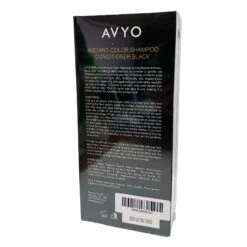 Black | Instant-Color Shampoo Conditioner | 4 In 1 | 420 ML | AVYO -salon wholesaler store black instant color shampoo conditioner 4 in 1 420 ml avyo shampoo avyo 756390
