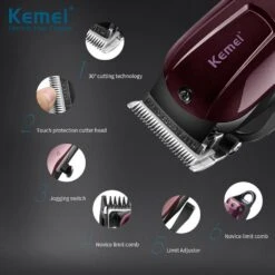 Cordless Precision Cord/Cordless Fade Clipper | Kemei -salon wholesaler store cordless precision cordcordless fade clipper kemei personal care kemei 825589
