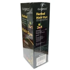 Dark Coffee Hair Color Shampoo 3 In 1 | 500ml / 16.9 Fl Oz | Herbal Ingredients | Instant 100% Grey Hair Coverage | AUGEAS