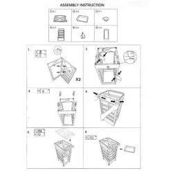 DK-38015 | Trolley Cart With 5 Drawers 13 DK-38015 | Trolley Cart With 5 Drawers -salon wholesaler store dk 38015 trolley cart with 5 drawers trolley ssw 340847