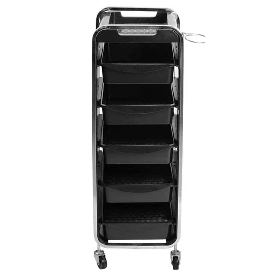 DK-38077 | Black Trolley | Multi-Function Drawers Trolley With Wheel 3 DK-38077 | Black Trolley | Multi-Function Drawers Trolley With Wheel - Image 3