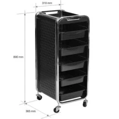 DK-38077 | Black Trolley | Multi-Function Drawers Trolley With Wheel 8 DK-38077 | Black Trolley | Multi-Function Drawers Trolley With Wheel -salon wholesaler store dk 38077 black trolley multi function drawers trolley with wheel trolley ssw 760923