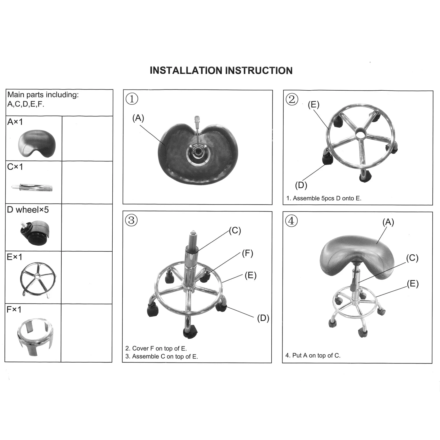 DK-98020 | Ergonomic Saddle Stool | Adjustable Hydraulic Seat 13 DK-98020 | Ergonomic Saddle Stool | Adjustable Hydraulic Seat - Image 13