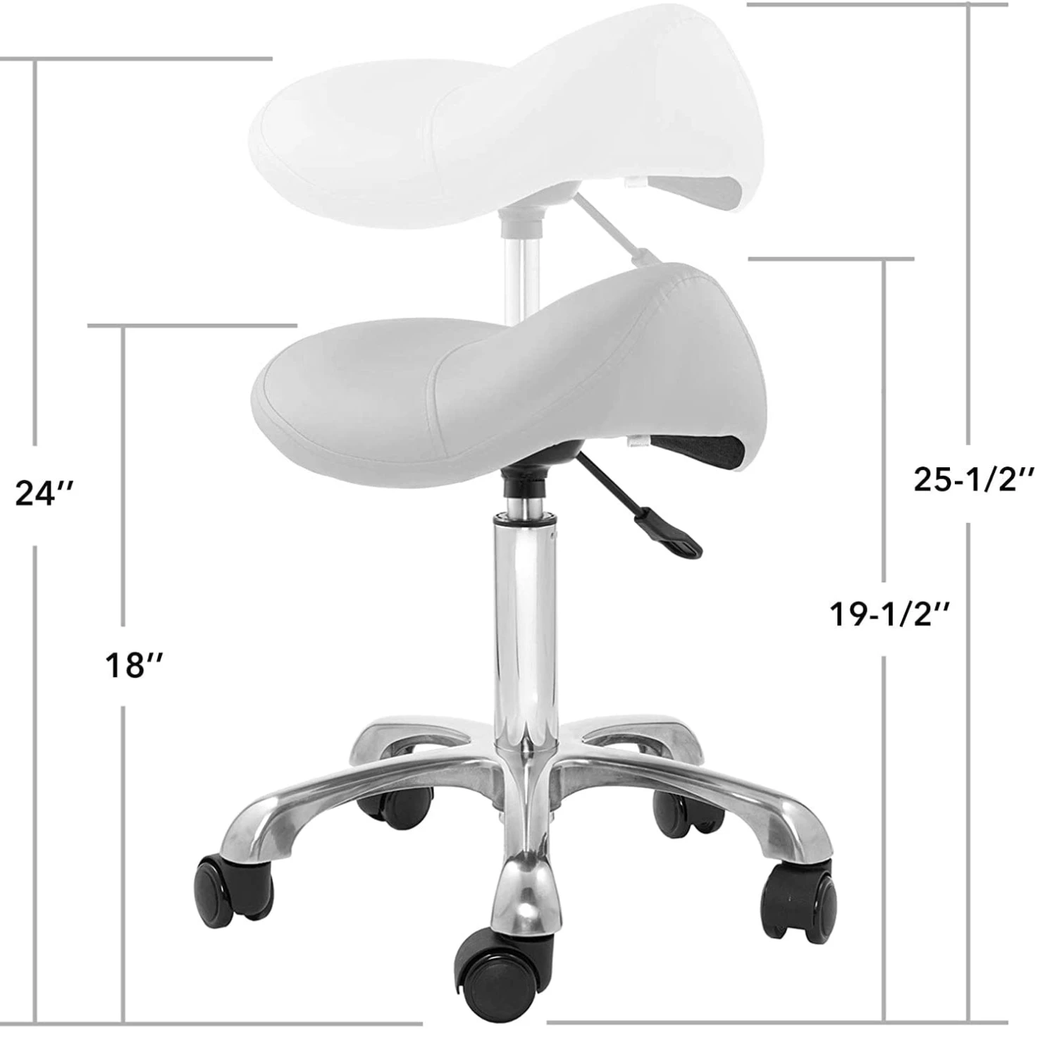 DK-98020 | Ergonomic Saddle Stool | Adjustable Hydraulic Seat 11 DK-98020 | Ergonomic Saddle Stool | Adjustable Hydraulic Seat - Image 11