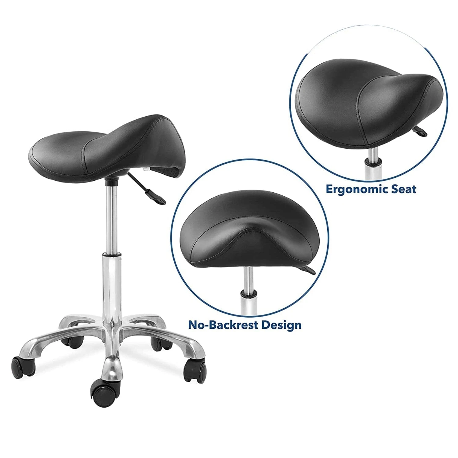 DK-98020 | Ergonomic Saddle Stool | Adjustable Hydraulic Seat 3 DK-98020 | Ergonomic Saddle Stool | Adjustable Hydraulic Seat - Image 3