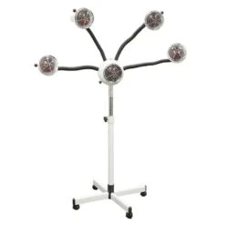 M-1019 | 5 Head Near-Infrared Lamp With Flexible Arms -salon wholesaler store m 1019 5 head near infrared lamp with flexible arms hair dryer ssw 315612