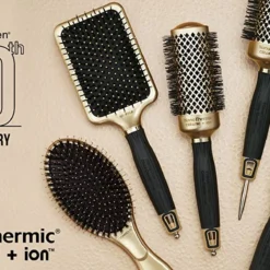 NanoThermic Ceramic + Ion | NT-34G | 1 1/4" | Olivia Garden 50th Anniversary Special Edition 13 NanoThermic Ceramic + Ion | NT-34G | 1 1/4" | Olivia Garden 50th Anniversary Special Edition -salon wholesaler store nanothermic ceramic ion nt 34g 1 14 olivia garden 50th anniversary special edition combs brushes olivia garden 659166