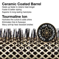 NanoThermic Ceramic + Ion | NT-54G | 2 1/8" | Olivia Garden 50th Anniversary Special Edition -salon wholesaler store nanothermic ceramic ion nt 54g 2 18 olivia garden 50th anniversary special edition combs brushes olivia garden 138005