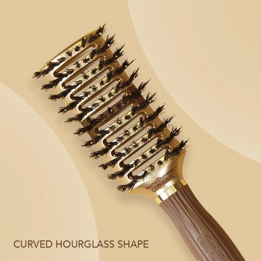 Olivia Garden NT-CVT | Tunnel | Nanothermic Contour Vent | Combo Hair Brush 2 Olivia Garden NT-CVT | Tunnel | Nanothermic Contour Vent | Combo Hair Brush - Image 2
