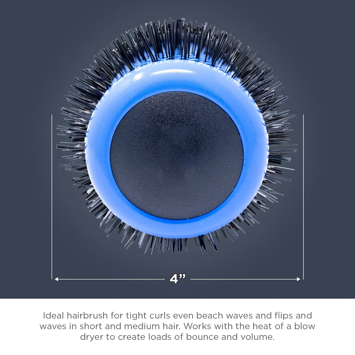 Prego Round Brush | 4 Inch | #279 | Spornette 3 Prego Round Brush | 4 Inch | #279 | Spornette - Image 3