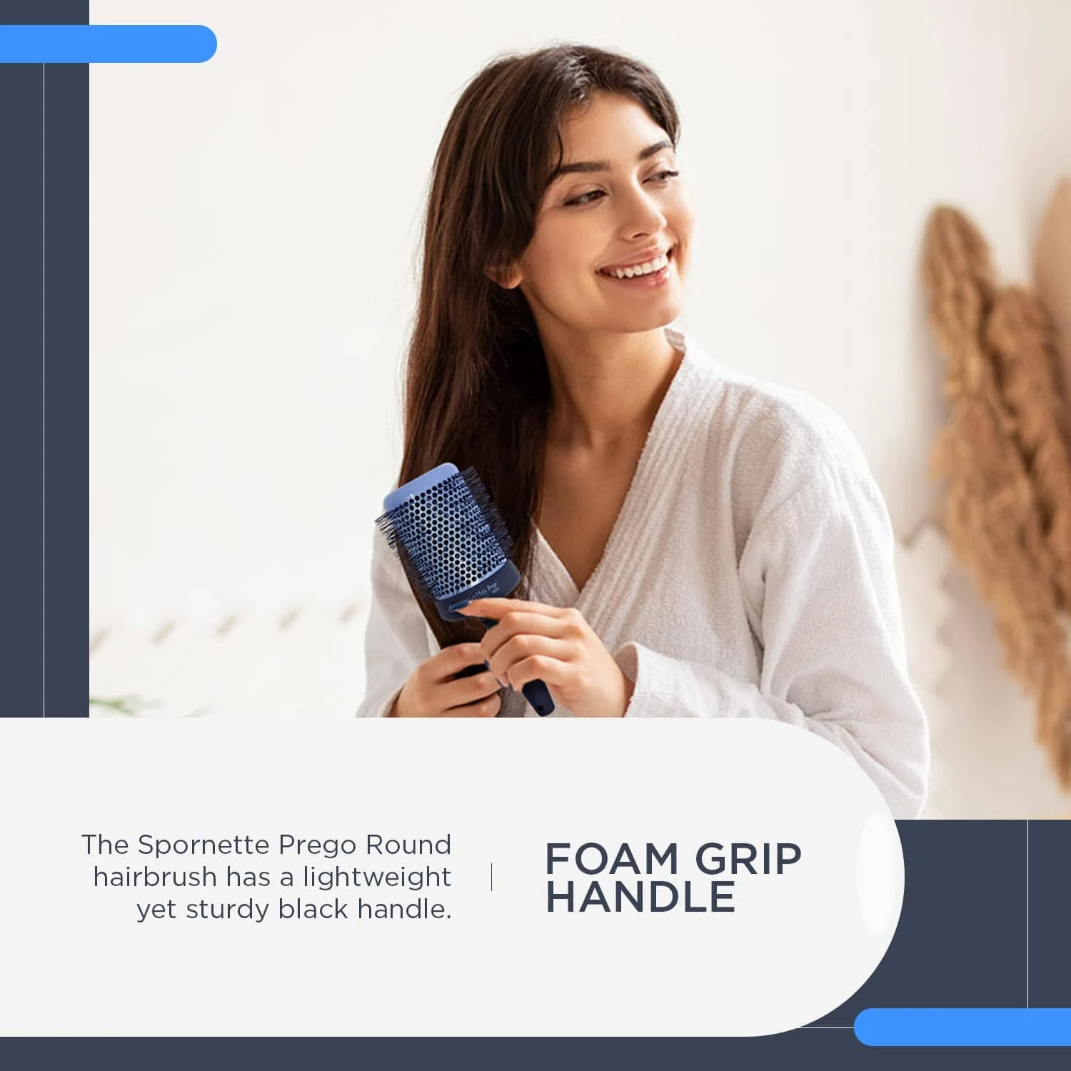 Prego Round Brush | 4 Inch | #279 | Spornette 5 Prego Round Brush | 4 Inch | #279 | Spornette - Image 5