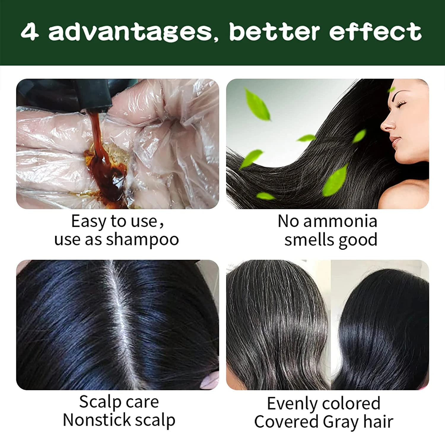 Purple Hair Color Shampoo 3 In 1 | 500ml / 16.9 Fl Oz | Herbal Ingredients | Instant 100% Grey Hair Coverage | AUGEAS 7 Purple Hair Color Shampoo 3 In 1 | 500ml / 16.9 Fl Oz | Herbal Ingredients | Instant 100% Grey Hair Coverage | AUGEAS - Image 7