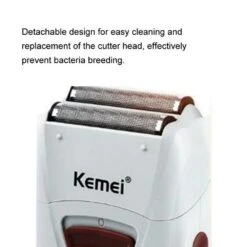 Reciprocating Electric Shaver | Titanium Foil Metal Tool Head | Kemei -salon wholesaler store reciprocating electric shaver titanium foil metal tool head kemei personal care kemei 414102