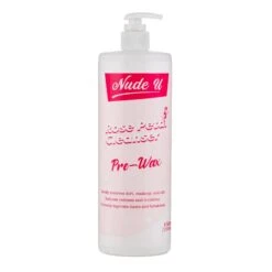 Rose Petal Cleanser | Post-Wax | NUDE U -salon wholesaler store rose petal cleanser post wax 845 floz nude u waxing kits supplies nude u 338 floz 443764
