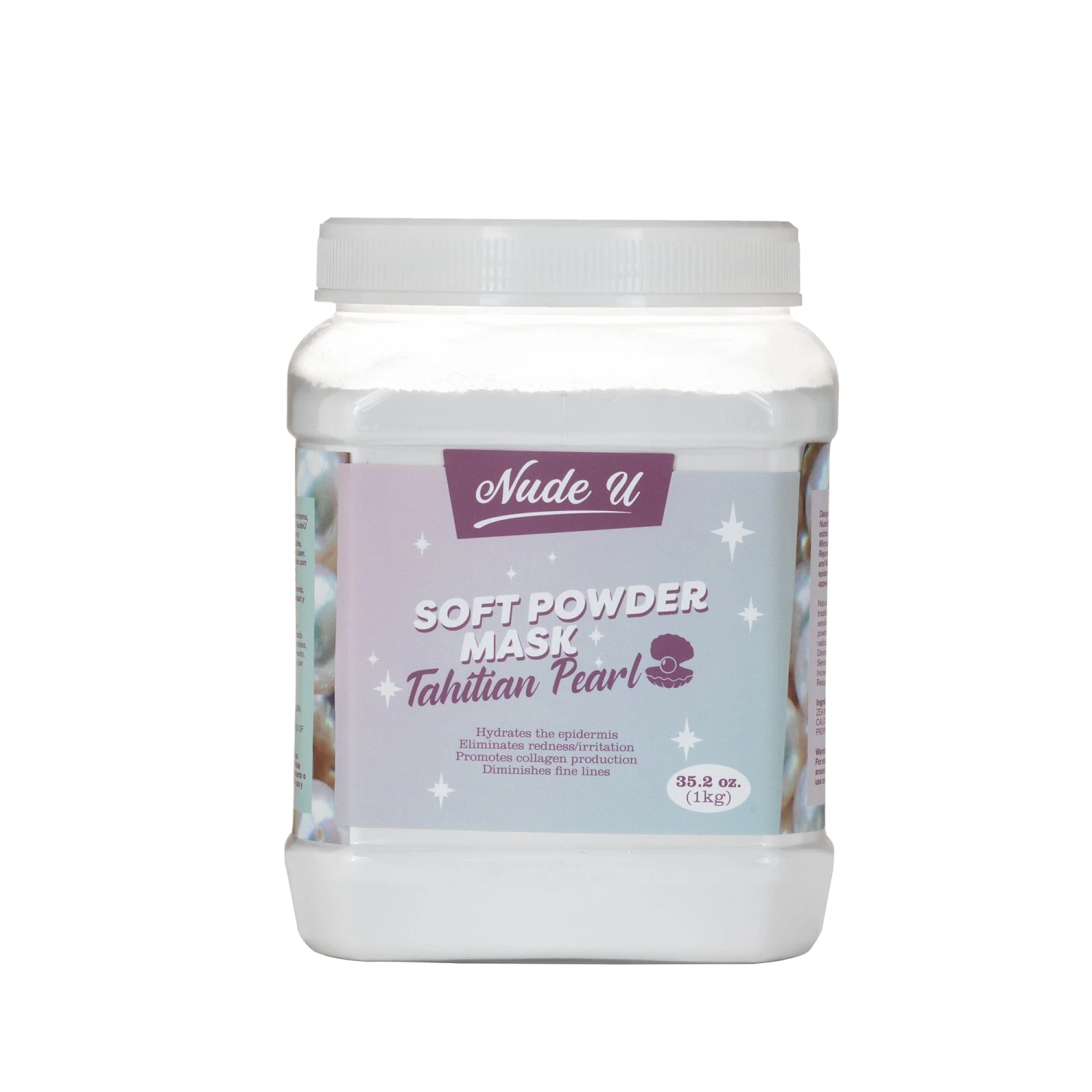 Soft Powder Mask | Tahitian Pearl | 1 KG | NUDE U 1 Soft Powder Mask | Tahitian Pearl | 1 KG | NUDE U