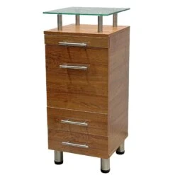 TR4529 | Trolley -salon wholesaler store tr4529 trolley ssw walnut 925027